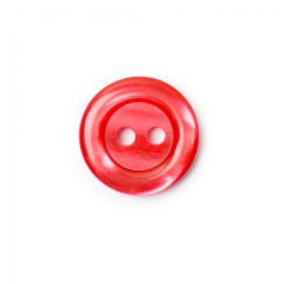 Crendon Round Pearlised Buttons (Value Pack) Deep Pink