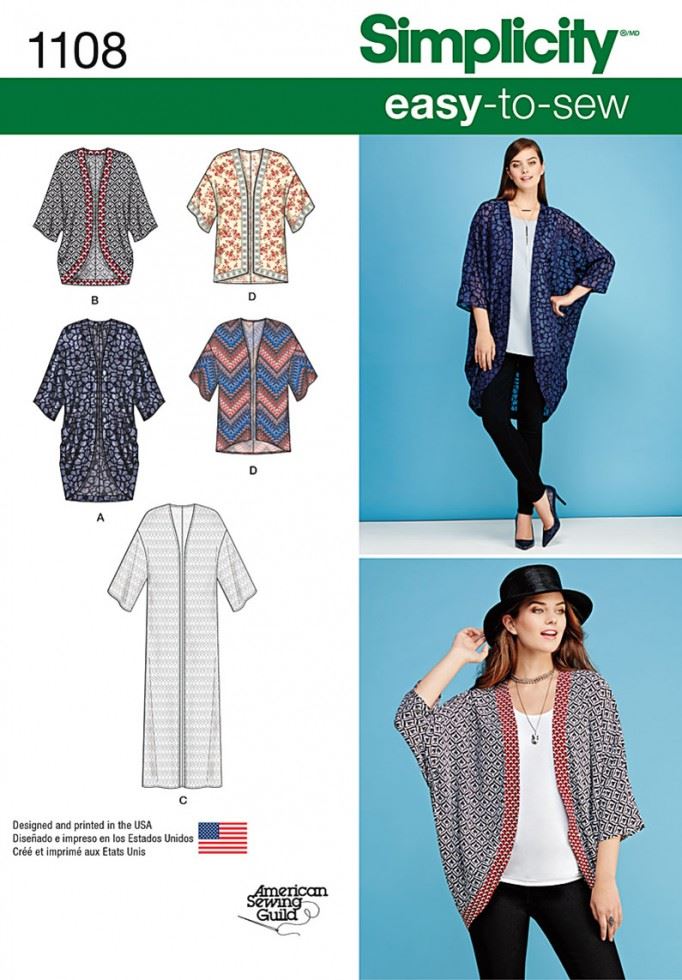Simplicity Sewing Pattern 1108