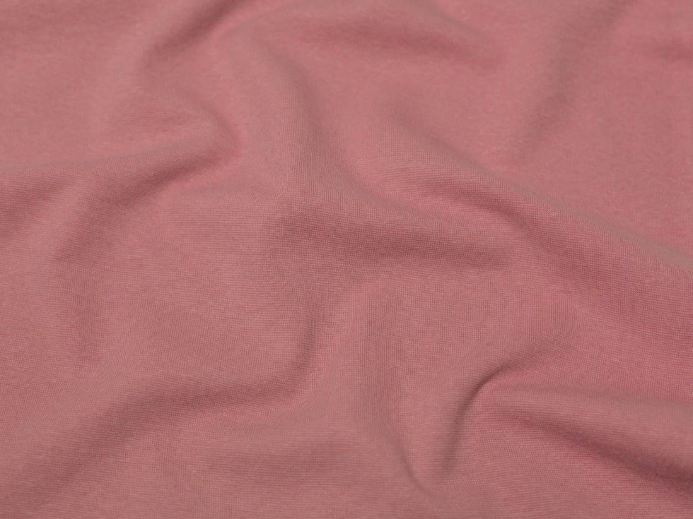 Minerva Core Range Tubular Ribbing Stretch Knit Fabric Rose Pink
 