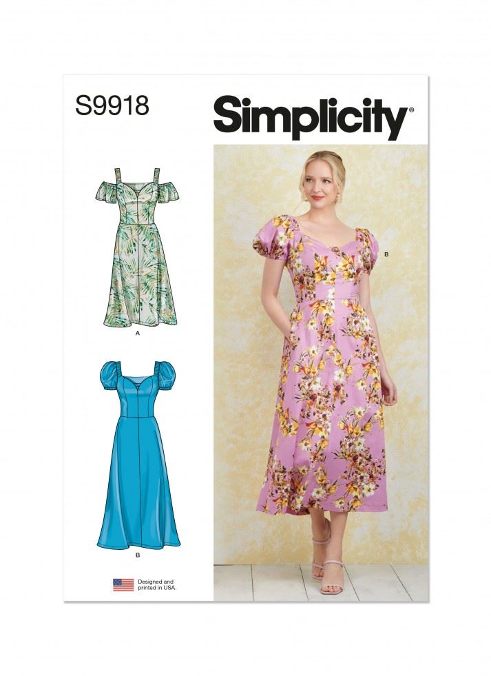 Simplicity Paper Sewing Pattern 9918
 