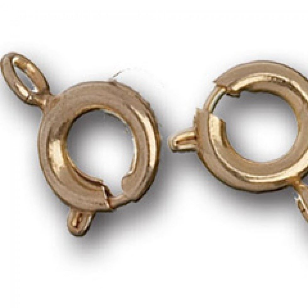 Trimits Gold Bolt Ring Findings (Value Pack Of 3)