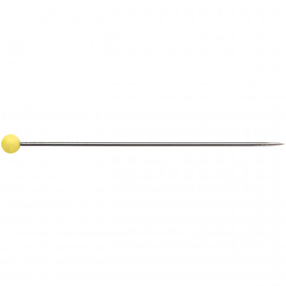 Prym Glass Headed Pins Yellow