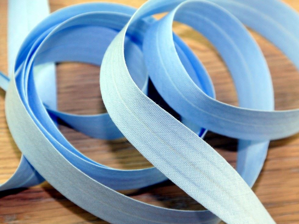 Prym Light Blue Cotton Bias Binding Tape