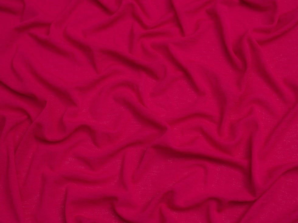 Minerva Core Range Onion Skin Fine Sweater Knit Stretch Fabric Hot Pink
 