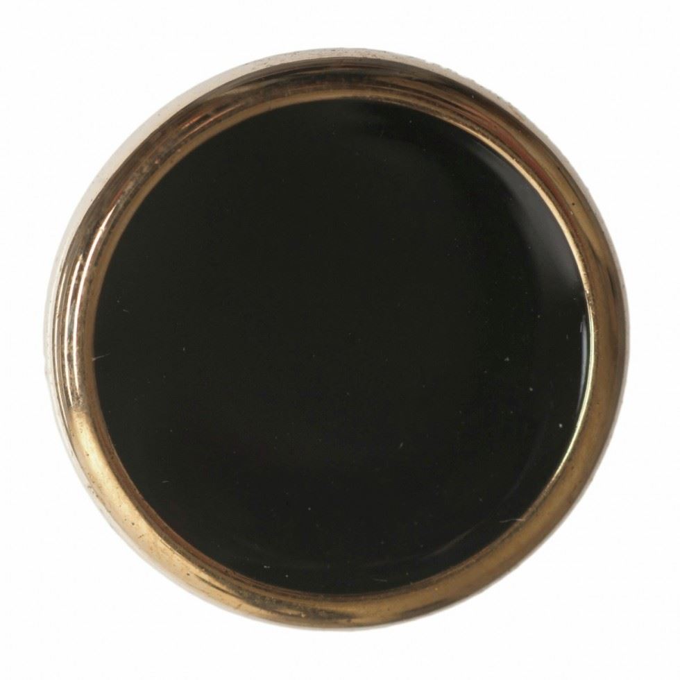 Hemline Black Round Shank Buttons