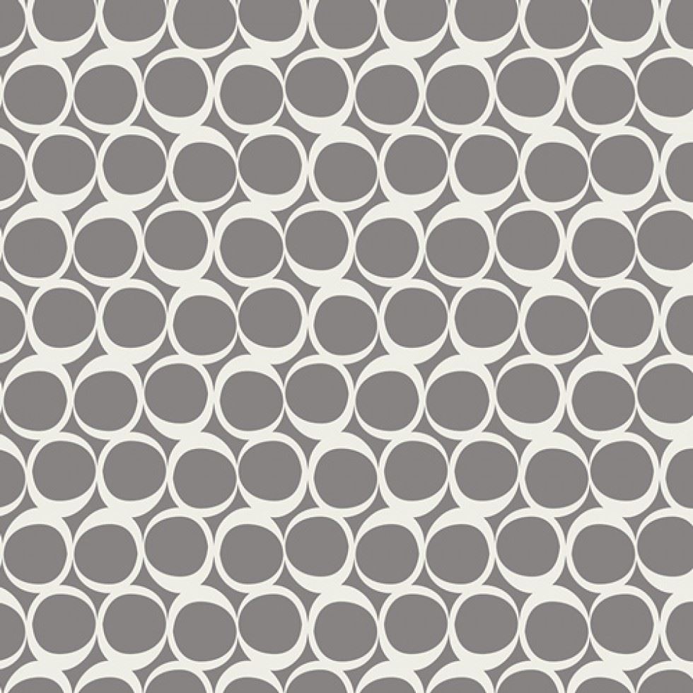 Art Gallery Fabrics Round Elements 100% Cotton Poplin Fabric Pepper Smoke
 