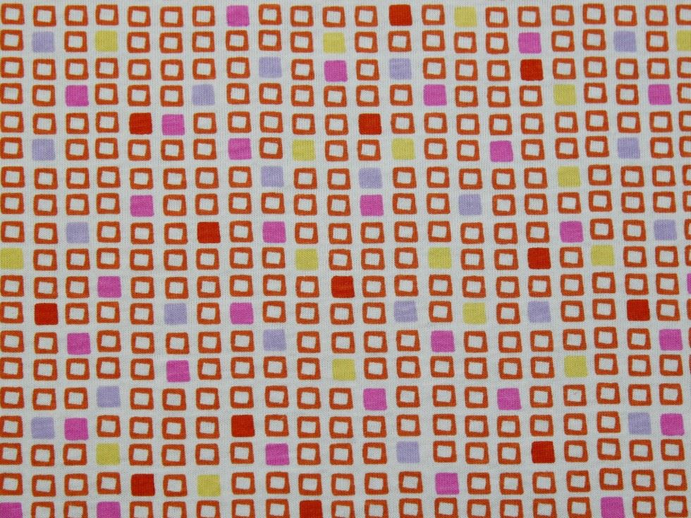 Stof France PUL Coated Jersey Stretch Knit Fabric Orange
 