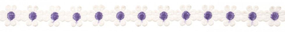 Essential Trimmings Lilac Flower Guipure Lace Trim (Value Roll)