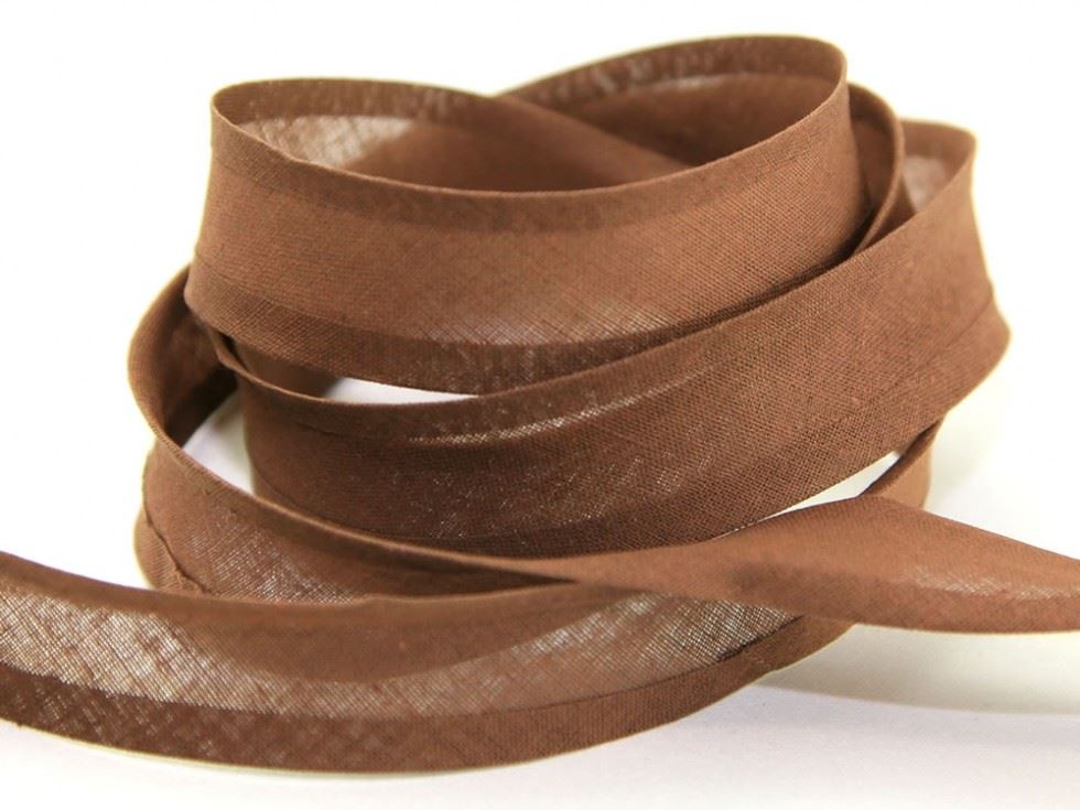 Mid Brown 6367 Cotton Bias Binding Tape (Value Roll)