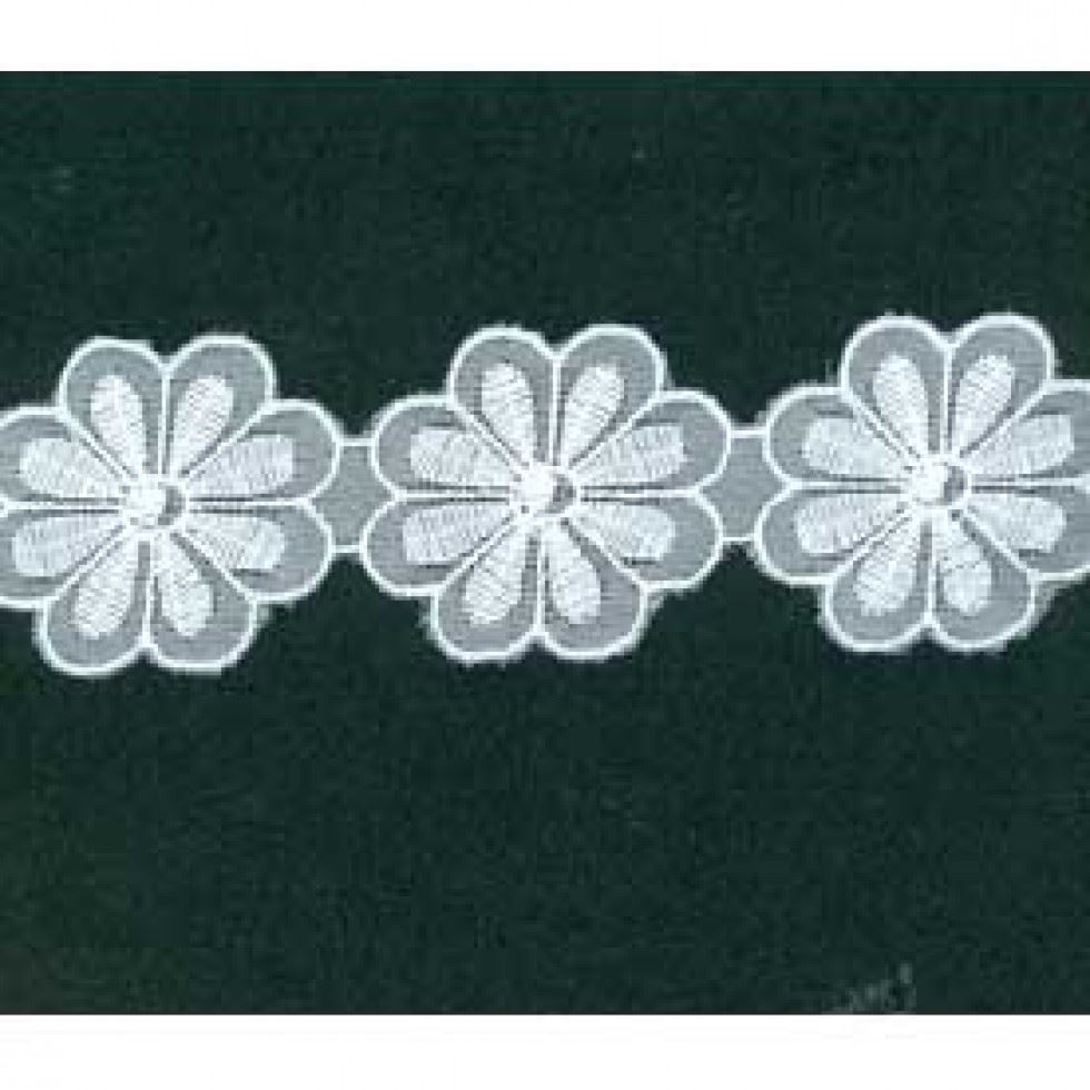 White Guipure Lace Trim