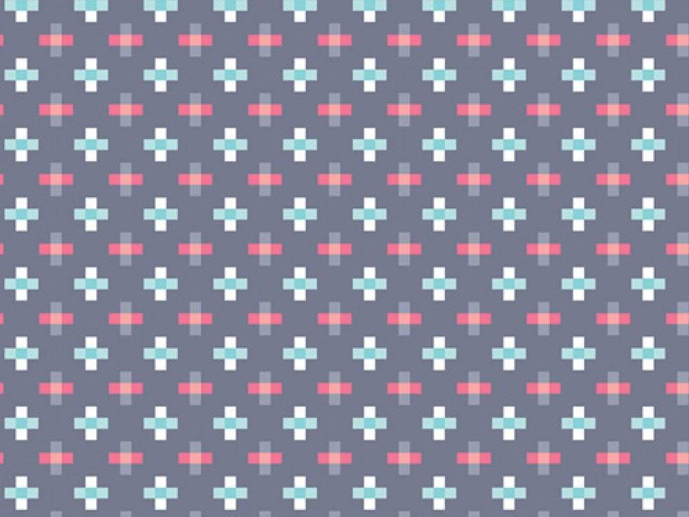 Art Gallery Fabrics Skopelos 100% Cotton Poplin Fabric Crosses Mouro
 