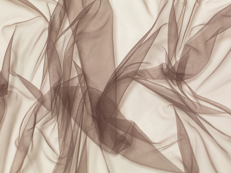 Minerva Core Range Dolce Vita Soft Italian Tulle Fabric Visone
 