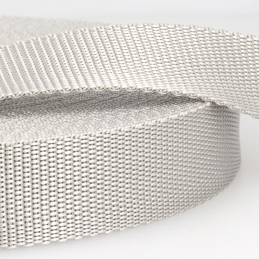 Stephanoise Light Grey Polypropylene Webbing