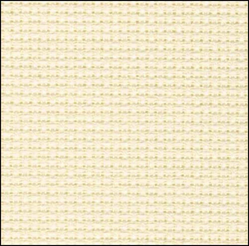 Stitch Garden Aida 14 HPI Cross Stitch Fabric Cream