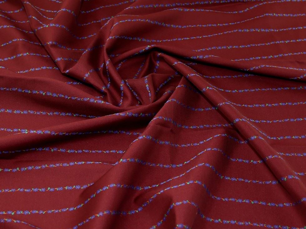 Deep Blue Deadstock Jacquard Wool Suiting Fabric
