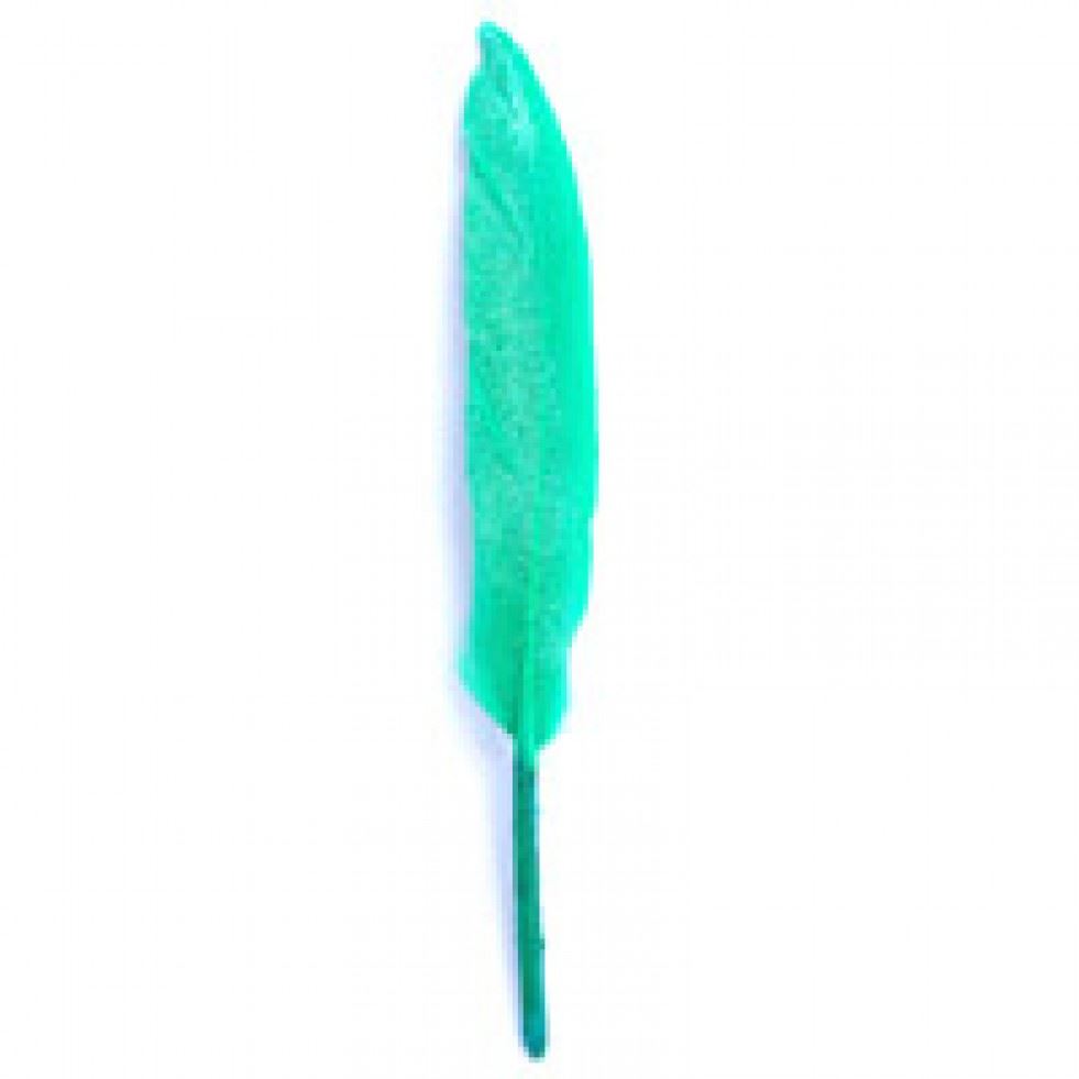 Trimits Green Feathers With Glitter (Value Pack Of 5)