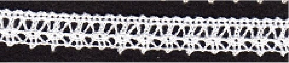 Essential Trimmings White Cotton Lace Trim (Value Roll)