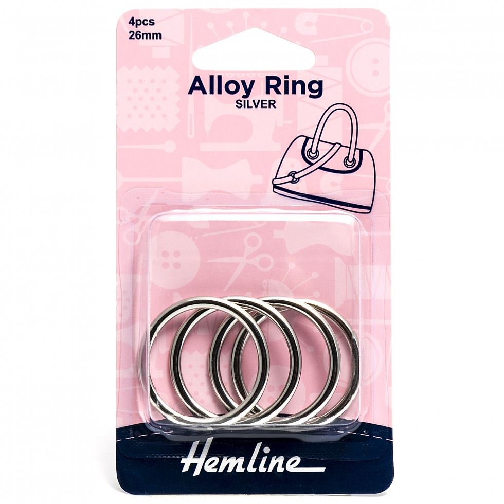 Hemline Silver Alloy Rings