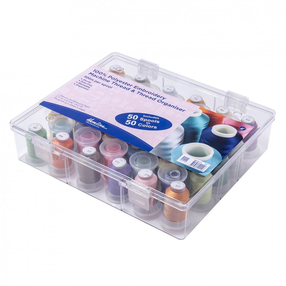 Hemline Machine Embroidery Thread & Organiser