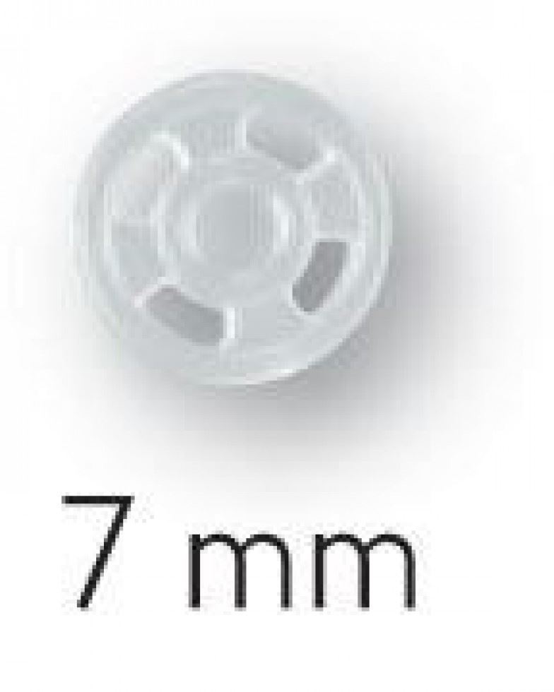 Prym Transparent Sew On Plastic Snap Fasteners