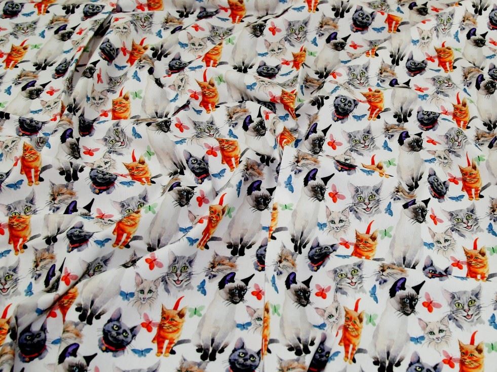 John Louden Multicoloured 100% Cotton Fabric