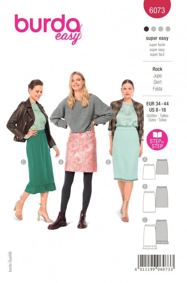 Burda Paper Sewing Pattern 6073
 