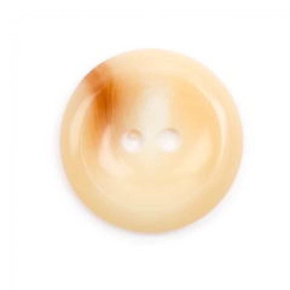 Crendon Cream & Light Brown Round Marble Buttons (Value Pack)
