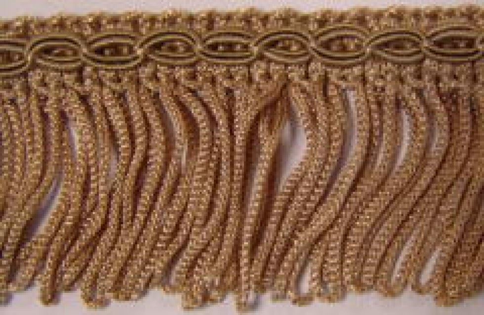 Essential Trimmings Beige Looped Fringe Trim