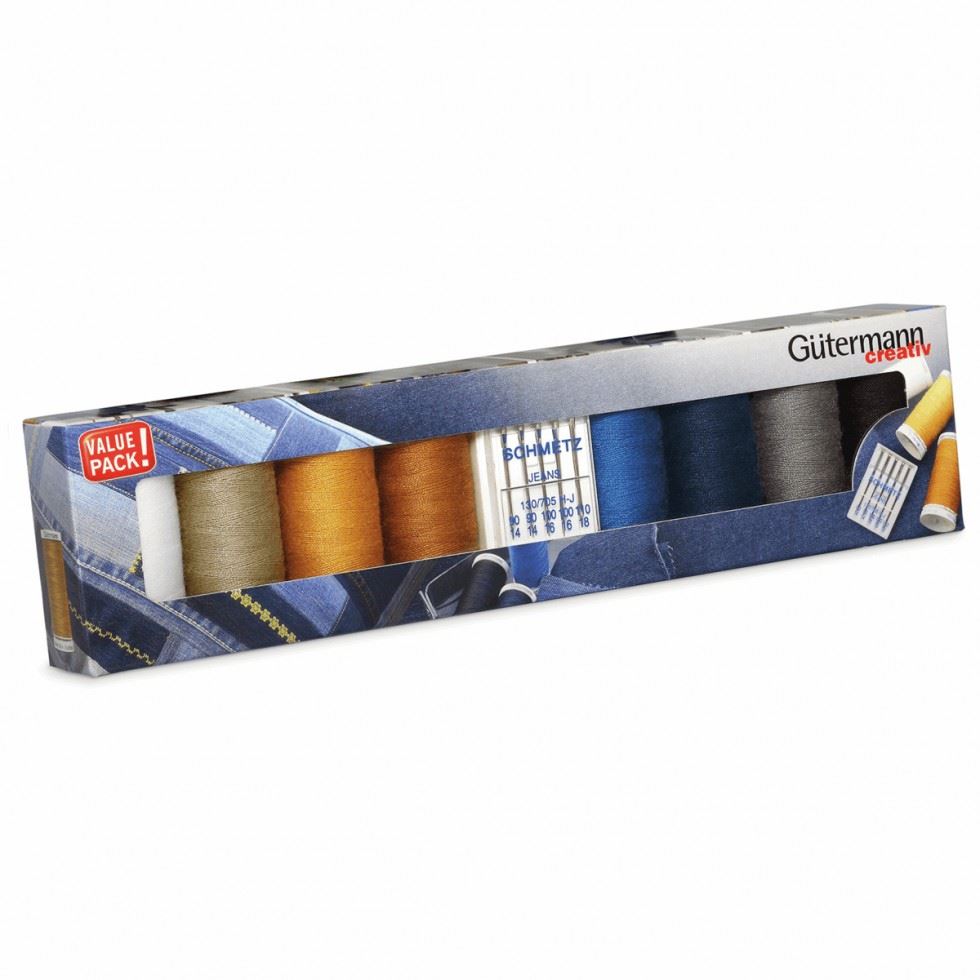 Gutermann Denim Thread & Needles Set