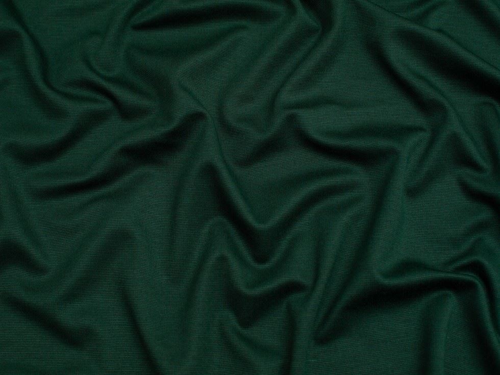 Minerva Core Range Brushed Ponte Roma Double Stretch Knit Fabric Bottle Green
