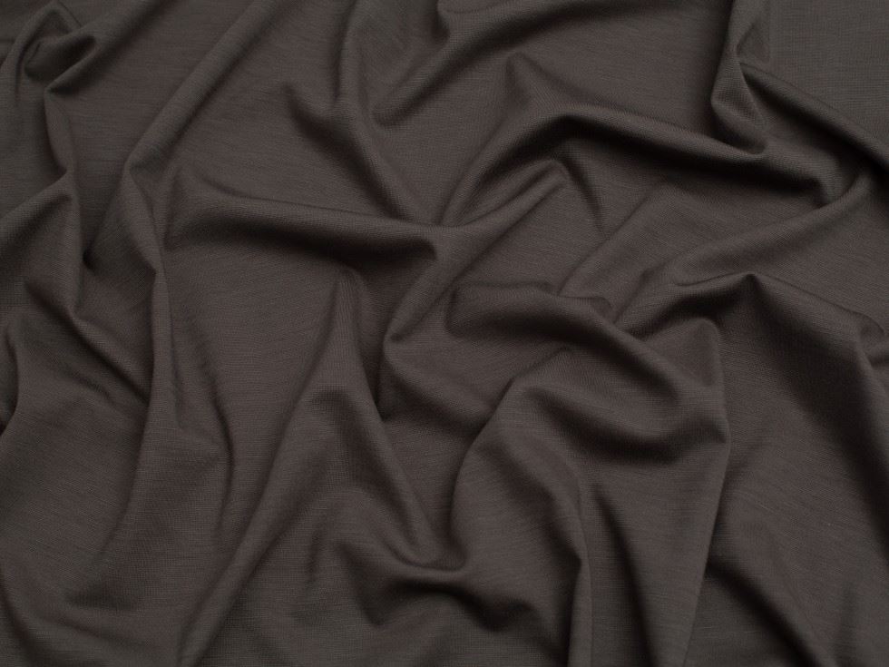 Minerva Core Range Viscose Interlock Jersey Stretch Knit Fabric Taupe
 
