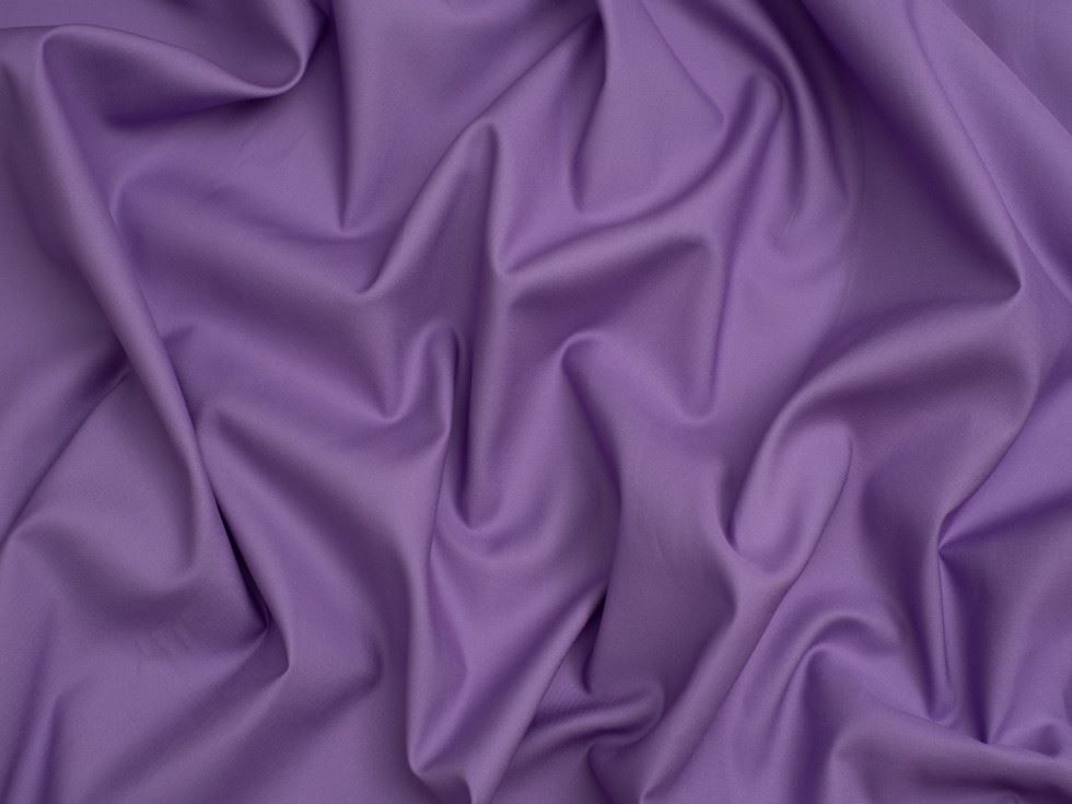 Cotton Sateen Fabric Lilac