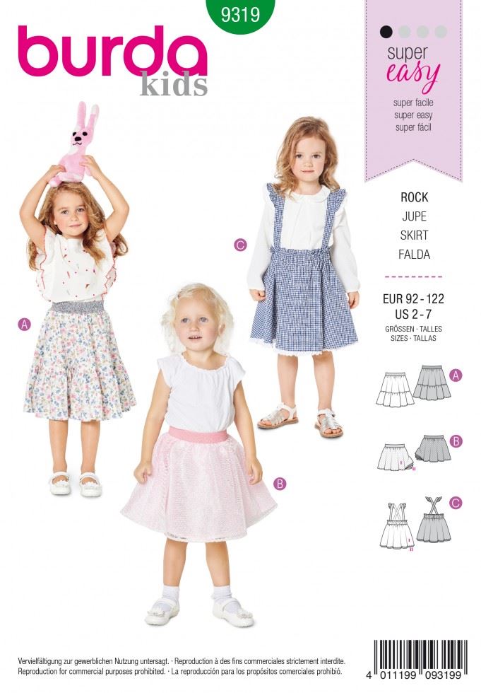 Burda Paper Sewing Pattern 9319
 