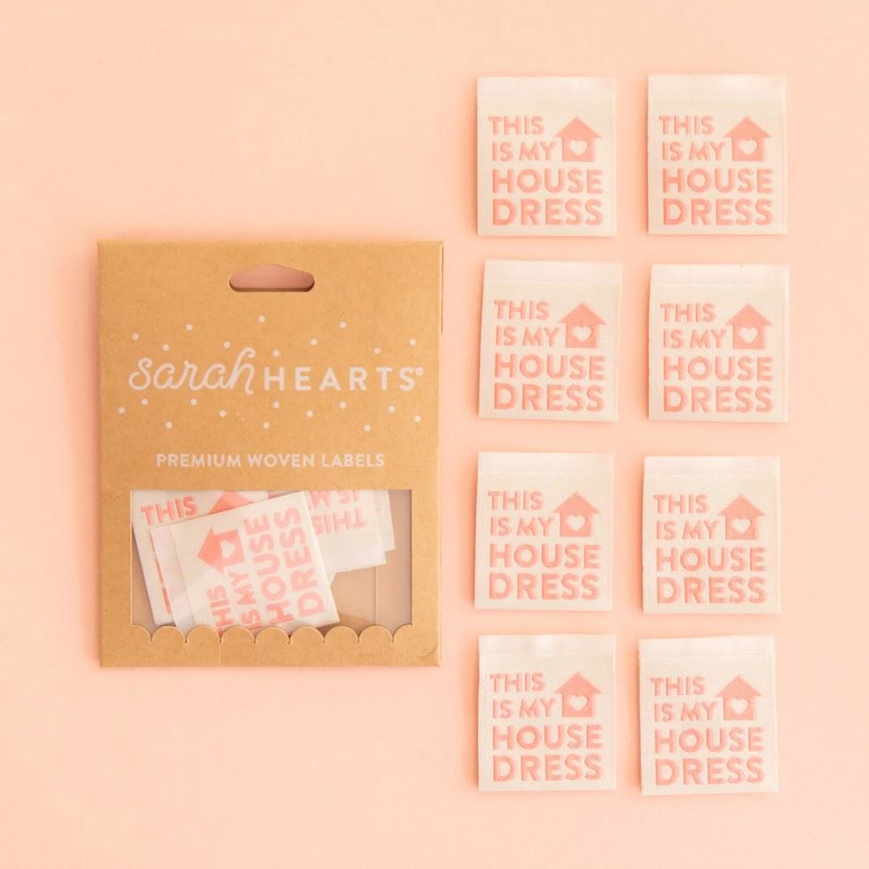 Sarah Hearts This Is My House Dress Woven Labels
 