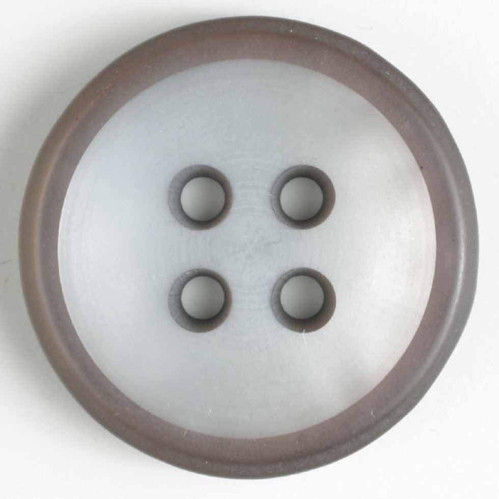 Dill Brown Round Plastic Buttons (Value Pack)
