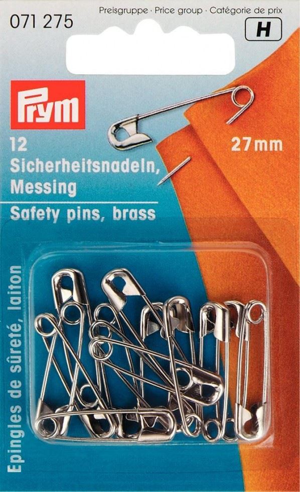 Prym Safety Pins Gold
 