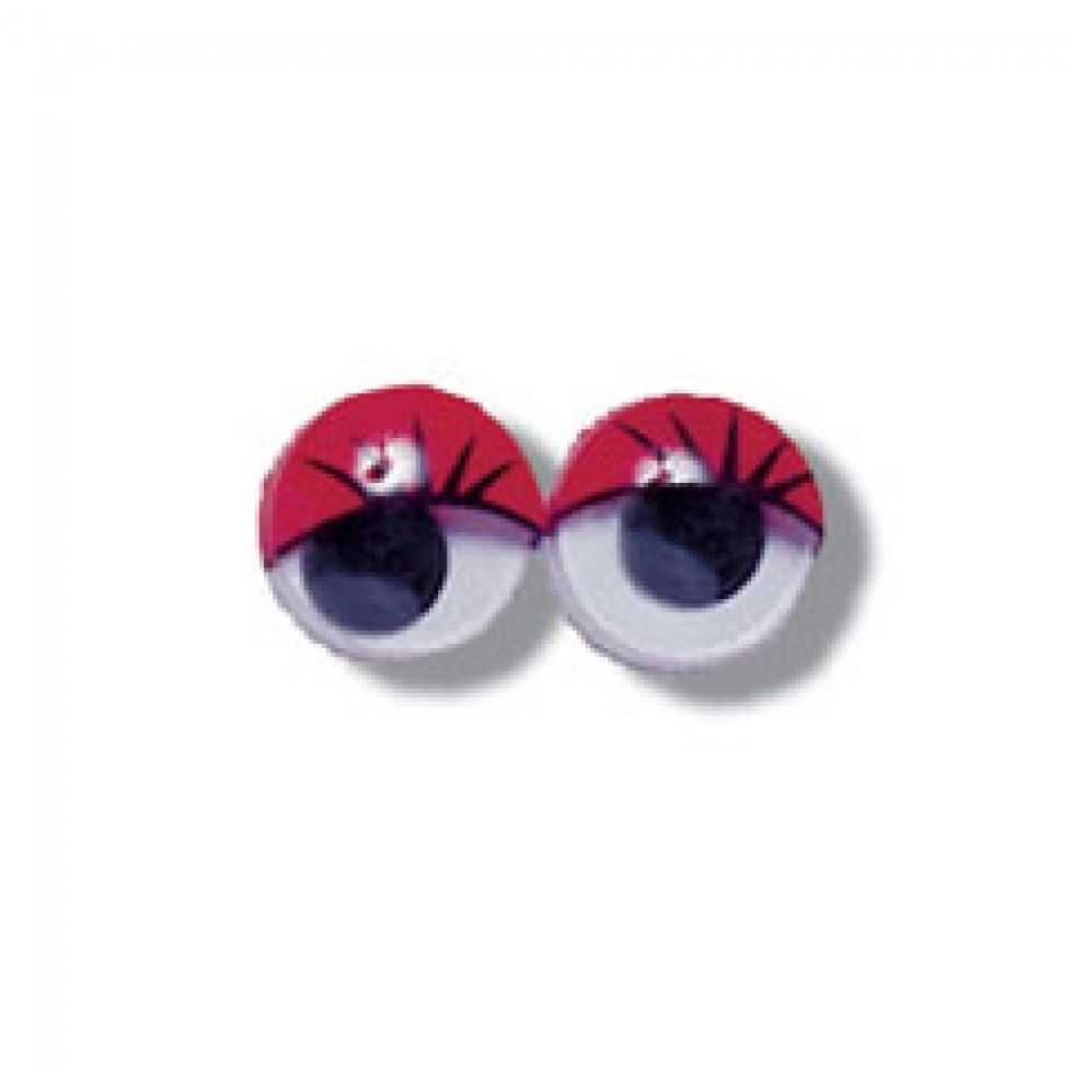 Trimits Red Stick On Wobbly Toy Eyes