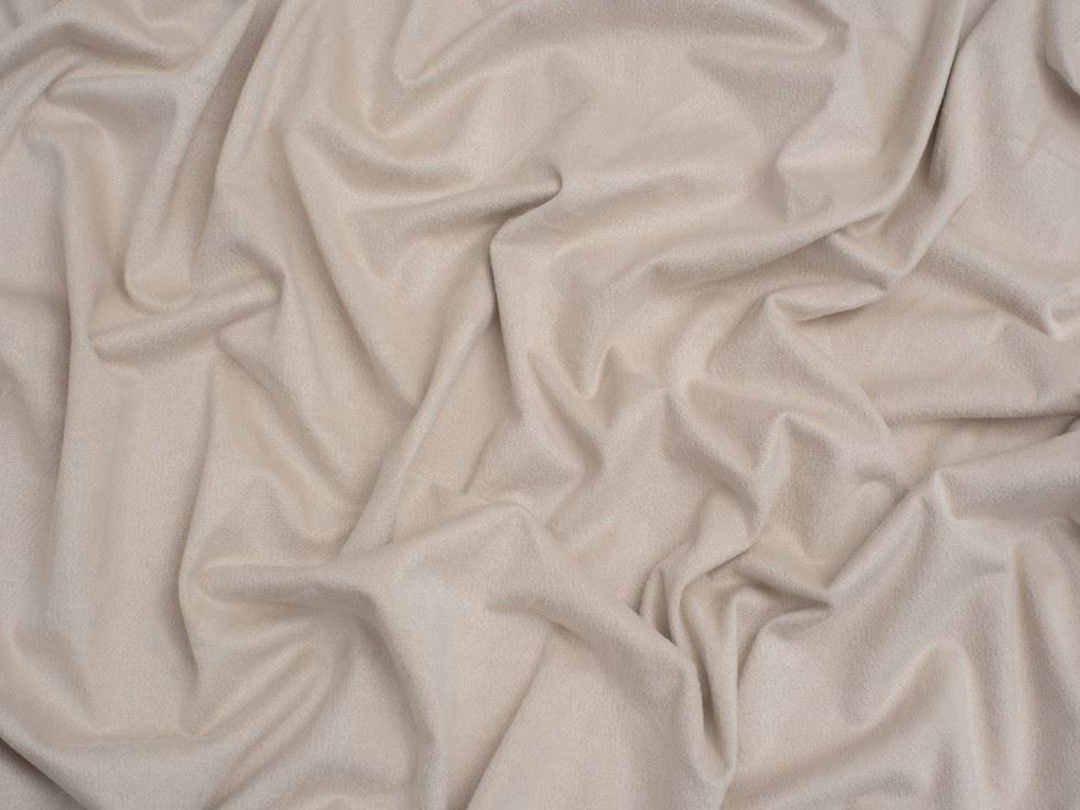 Minerva Core Range Stone Suede Stretch Knit Fabric