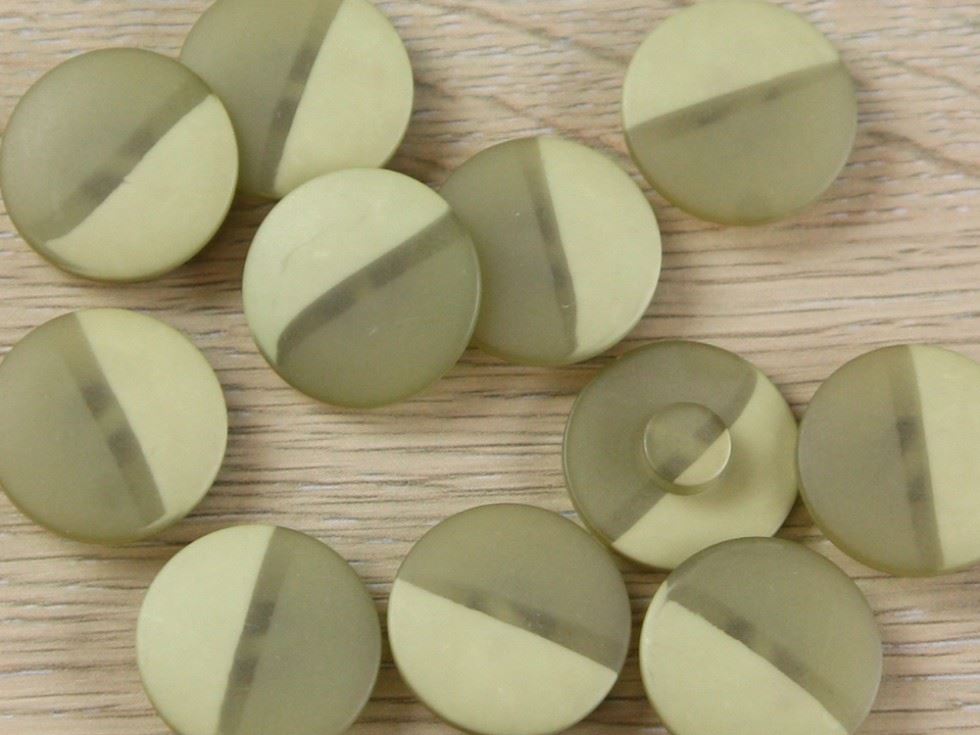 Dill Beige Round Shank Buttons (Value Pack)