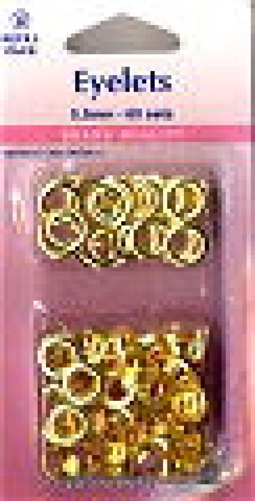 Hemline Gold Metal Eyelets Refill