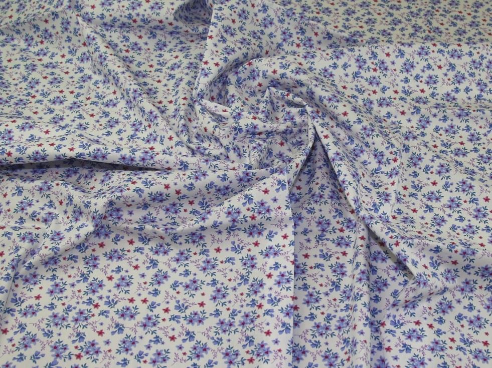 Rose and Hubble 100% Cotton Poplin Fabric Lavender
 