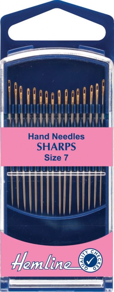 Hemline Gold Sharps Sewing Needles