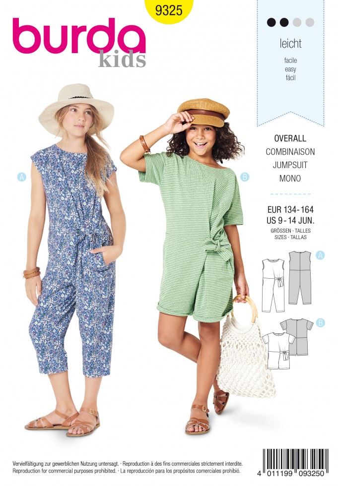 Burda Paper Sewing Pattern 9325
 