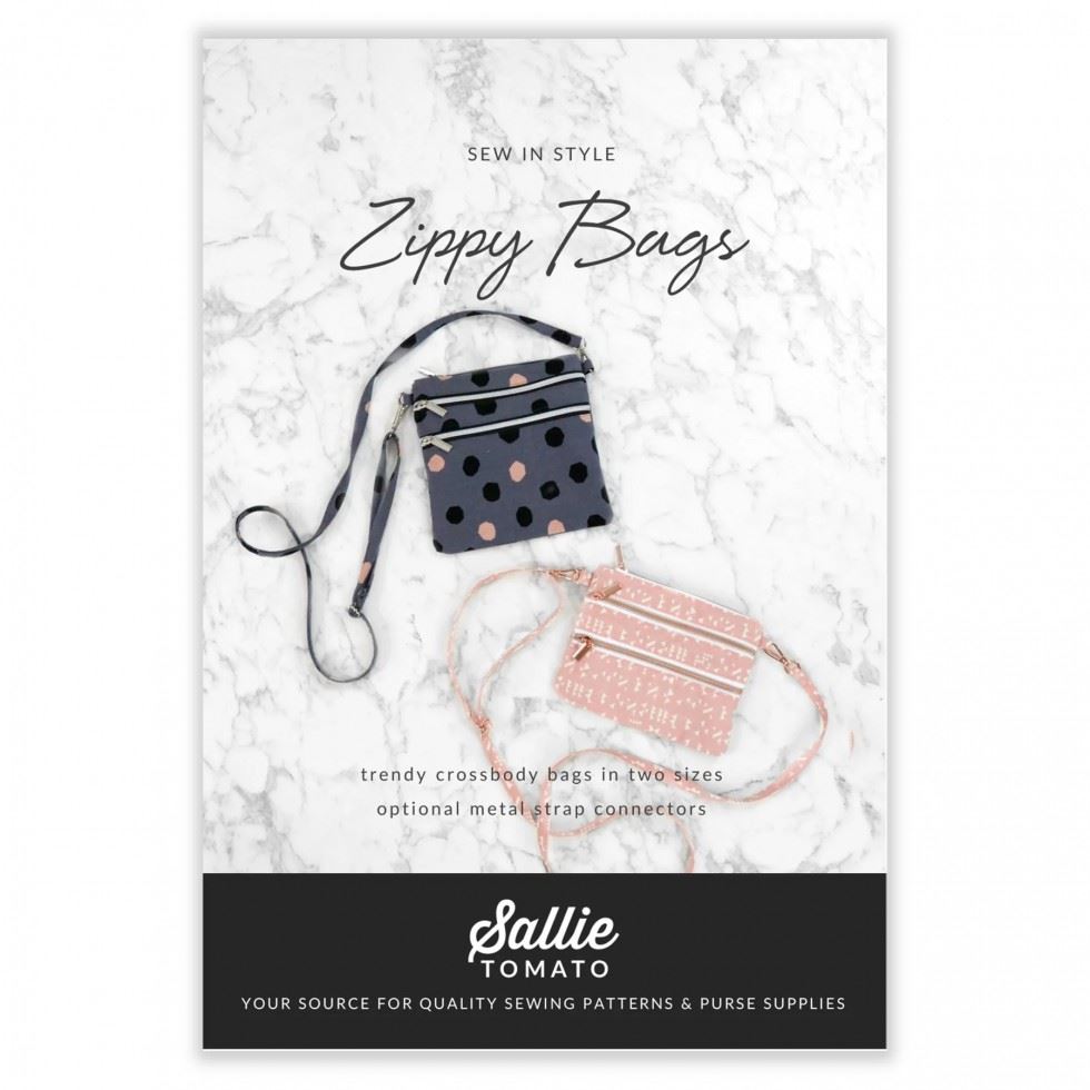 Sallie Tomato Sewing Pattern Zippy Bags