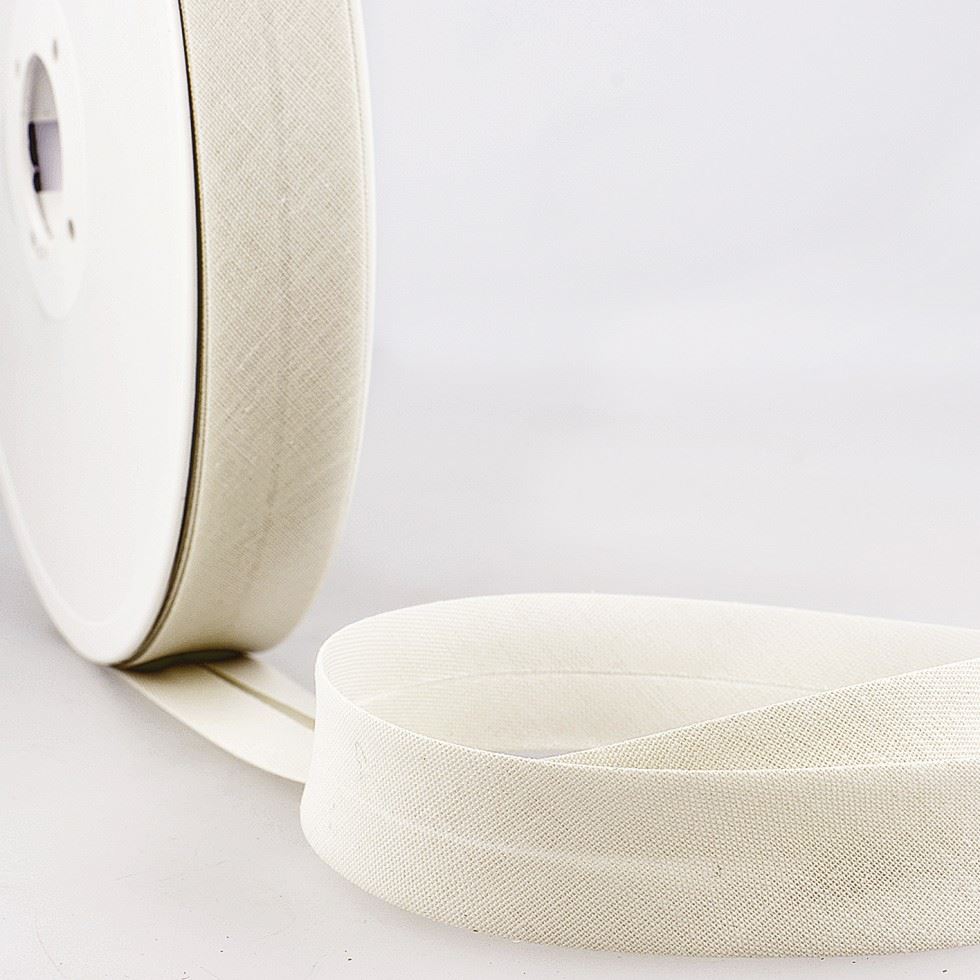 Stephanoise Polycotton Bias Binding Tape Stone
 