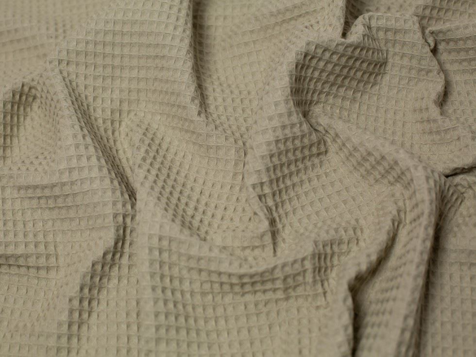 Minerva Core Range Natural Medium Cotton Waffle Fabric