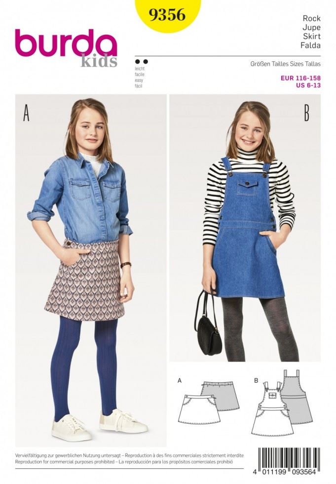 Burda Paper Sewing Pattern 9356
 