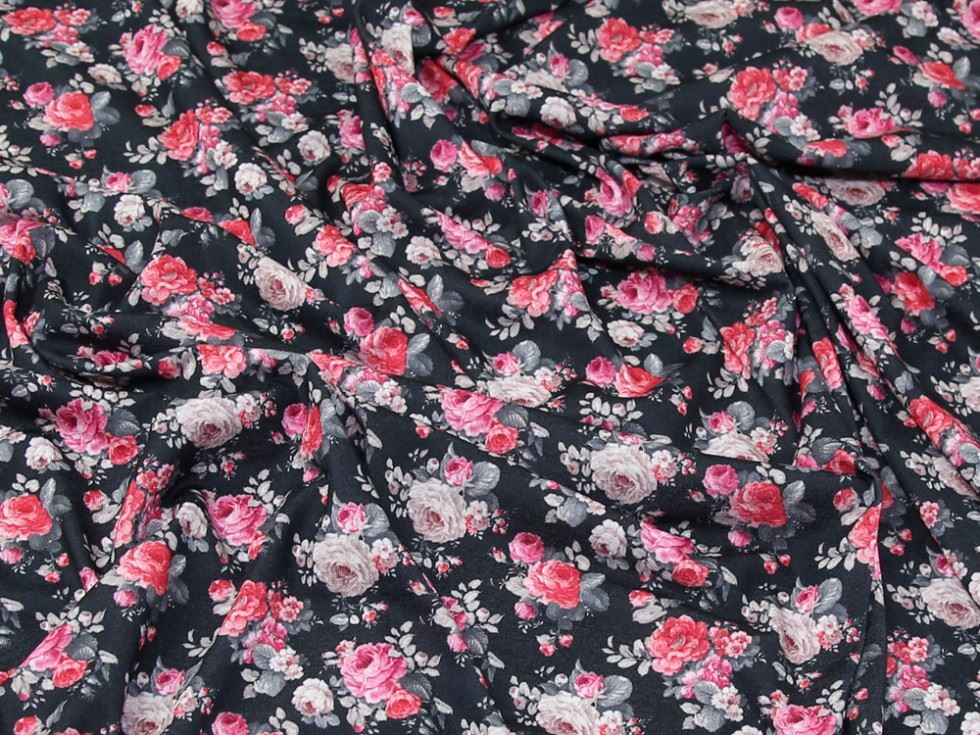 Lady Mcelroy Pink Ity Silky Stretch Knit Fabric