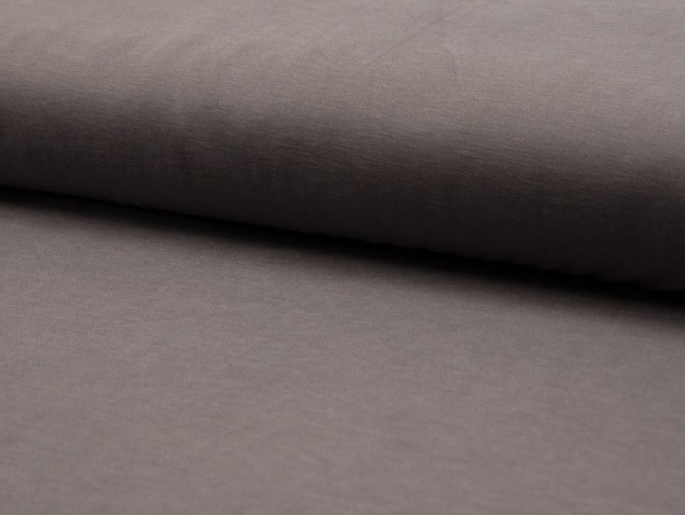 Dark Grey Deadstock Bellissima Modal Jersey Stretch Knit Fabric