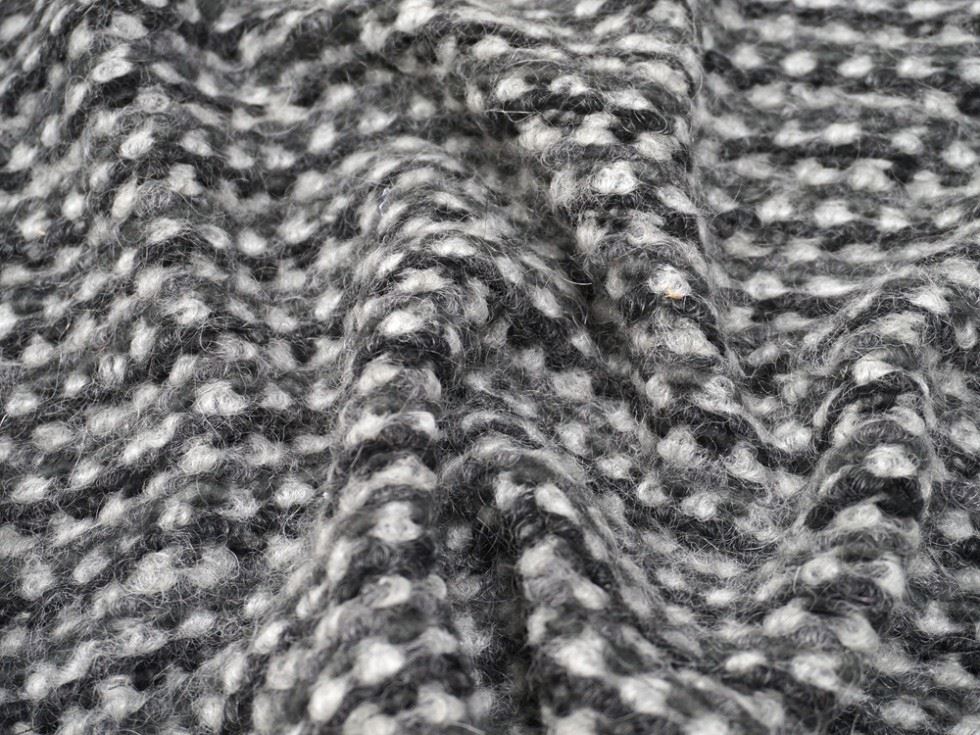 Lady Mcelroy Pewter Wool Blend Coating Fabric
